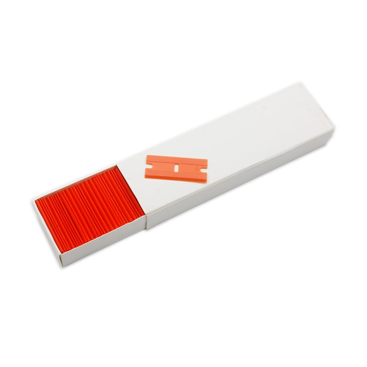 Raschietto Sostituisci la colla UV Raschietto in plastica a doppia faccia Lama, 100pcs /Box Raschietto Sostituisci la colla UV Raschietto in plastica a doppia faccia Lama, 100pcs /Box